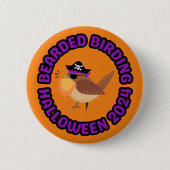 Badge Rond 5 Cm Bouton d'Halloween 2024 (Devant)