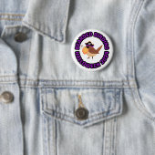 Badge Rond 5 Cm Bouton d'Halloween 2024 (En situation)