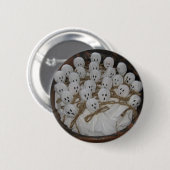 Badge Rond 5 Cm Bouton d'Halloween Lollipop Ghosts (Devant & derrière)