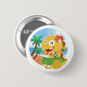 Badge Rond 5 Cm Bouton d'Hawaï VIPKID (Devant & derrière)
