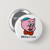Badge Rond 5 Cm Bouton d'icône de juif de BBQ (Devant & derrière)
