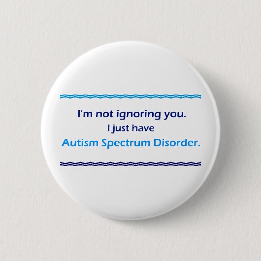 Badge Rond 5 Cm Bouton d'ignorance TSA (Devant)
