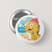 Badge Rond 5 Cm Bouton d'Île de Rhode VIPKID (Devant & derrière)