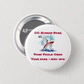 Badge Rond 5 Cm Bouton d'imbéciles - peut customiser (Devant & derrière)