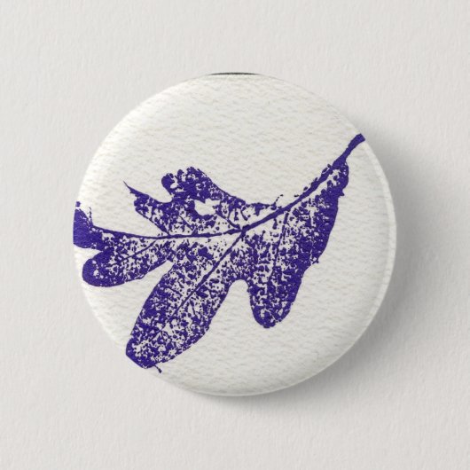 Badge Rond 5 Cm Bouton d'impression de la nature feuille (Devant)