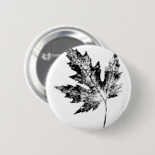 Badge Rond 5 Cm Bouton d'impression de la nature feuille (Devant & derrière)
