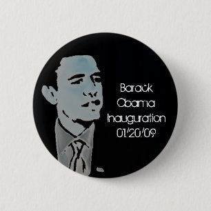 Badge Rond 5 Cm Bouton d'inauguration d'Obama