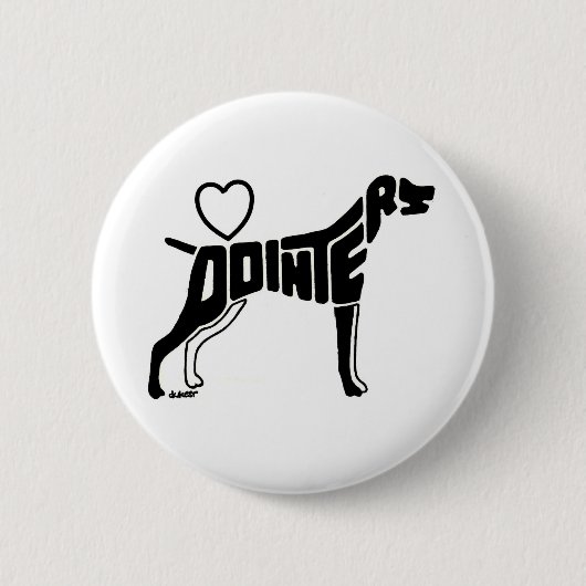 BADGE ROND 5 CM BOUTON D'INDICATEURS D'AMOUR (Devant)