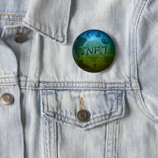 Badge Rond 5 Cm Bouton d'INFJ (En situation)