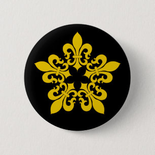Badge Rond 5 Cm Bouton d'insigne de Beau Fort Populace