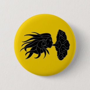 Badge Rond 5 Cm Bouton d'insigne de la Comté de Darton Populace