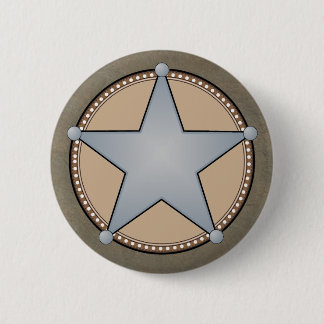 Badge Rond 5 Cm Bouton d'insigne de Sherriff