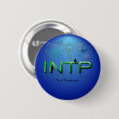 Badge Rond 5 Cm Bouton d'INTP (Devant & derrière)