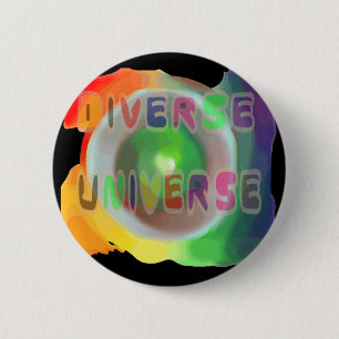 Badge Rond 5 Cm Bouton Diverse Universe