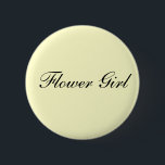 Badge Rond 5 Cm Bouton d'ivoire de demoiselle de honneur<br><div class="desc">Bouton d'ivoire de demoiselle de honneur</div>