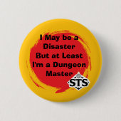 Badge Rond 5 Cm Bouton DM de désastre (Devant)