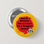 Badge Rond 5 Cm Bouton DM de désastre (Devant & derrière)
