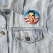 Badge Rond 5 Cm Bouton d'Obama (En situation)