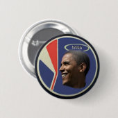 Badge Rond 5 Cm Bouton d'Obama (Devant & derrière)