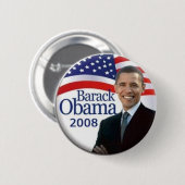 Badge Rond 5 Cm Bouton d'Obama (Devant & derrière)