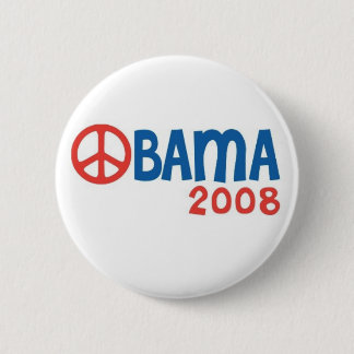 Badge Rond 5 Cm Bouton d'Obama 2008