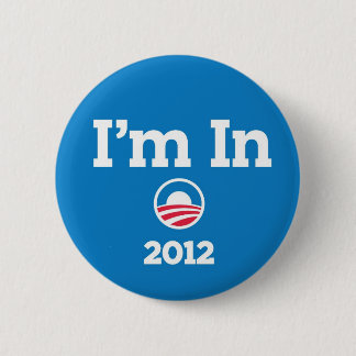 Badge Rond 5 Cm Bouton d'Obama 2012
