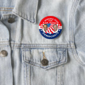 Badge Rond 5 Cm Bouton d'Obama 2012 (En situation)