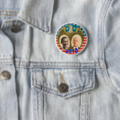 Badge Rond 5 Cm Bouton d'Obama 2012 (En situation)