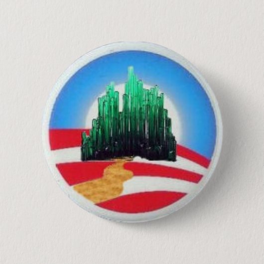 Badge Rond 5 Cm Bouton d'Obama once (Devant)