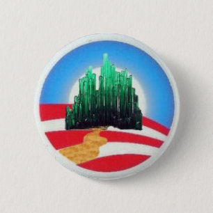 Badge Rond 5 Cm Bouton d'Obama once