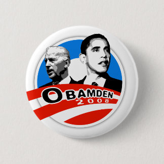 Badge Rond 5 Cm Bouton d'OBAMDEN 2008