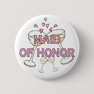 Badge Rond 5 Cm Bouton : Domestique d'honneur