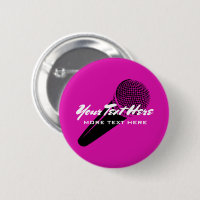 Bouton d'option karaoké micro audio personnalisé