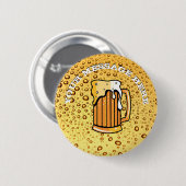 Badge Rond 5 Cm Bouton d'or (Devant & derrière)