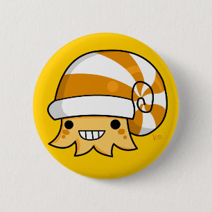 Badge Rond 5 Cm Bouton d'Orin