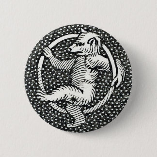 Badge Rond 5 Cm Bouton d'ours