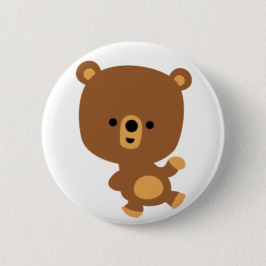 Badge Rond 5 Cm Bouton d'ours "Good Vibe" (Devant)
