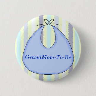 Badge Rond 5 Cm Bouton doux de Pin de grand-mère de douche de