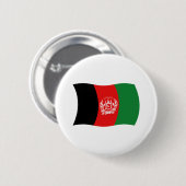 Badge Rond 5 Cm Bouton Drapeau Afghanistan (Devant & derrière)