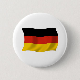 Badge Rond 5 Cm Bouton Drapeau Allemagne