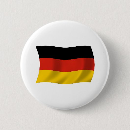 Badge Rond 5 Cm Bouton Drapeau Allemagne (Devant)