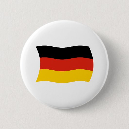 Badge Rond 5 Cm Bouton Drapeau Allemagne (Devant)