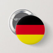 Badge Rond 5 Cm Bouton drapeau allemand Allemagne (Devant & derrière)