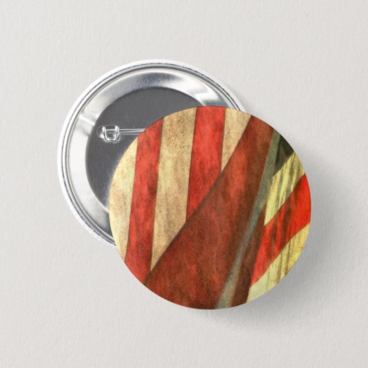 Badge Rond 5 Cm Bouton drapeau américain (Devant & derrière)