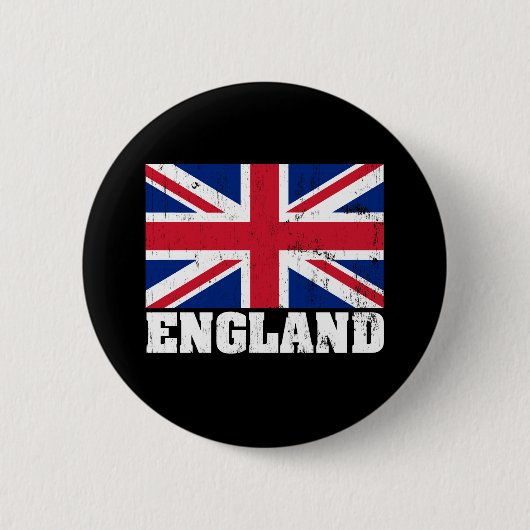 Badge Rond 5 Cm Bouton Drapeau Anglais Union Jack (Devant)