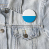Badge Rond 5 Cm Bouton Drapeau de Bavière (En situation)