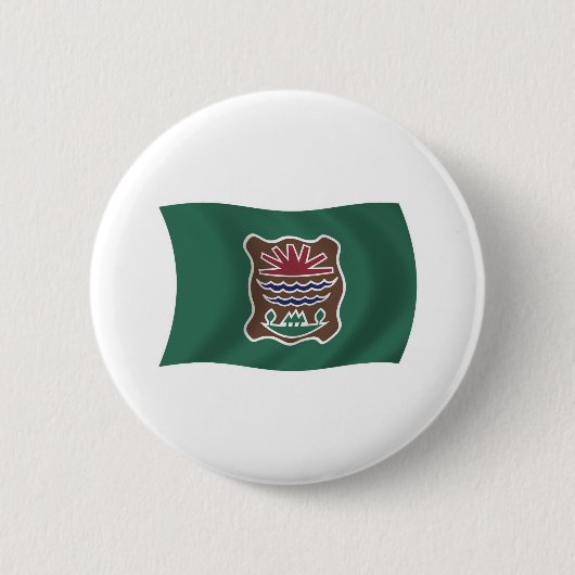 Badge Rond 5 Cm Bouton Drapeau de la tribu Abenaki (Devant)