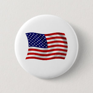 Badge Rond 5 Cm Bouton Drapeau des États-Unis d'Amérique