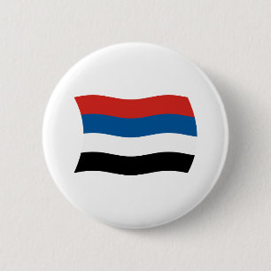 Badge Rond 5 Cm Bouton Drapeau des peuples autochtones de Colombie
