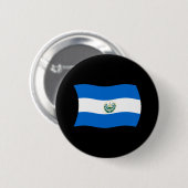 Badge Rond 5 Cm Bouton Drapeau El Salvador (Devant & derrière)